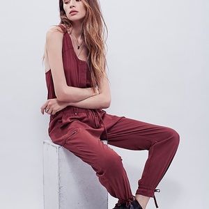 •Free People• Roaring Rayon Jumpsuit
